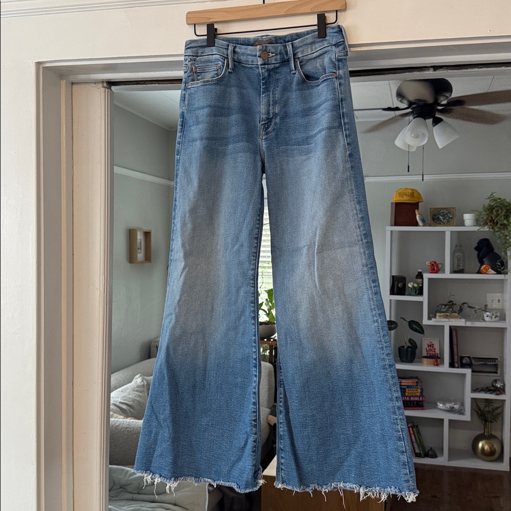 MOTHER Lil' Roller Fray Jeans